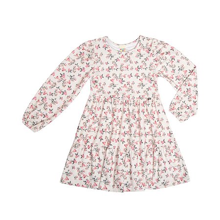 Vestido Floral Molecotton Sublimado