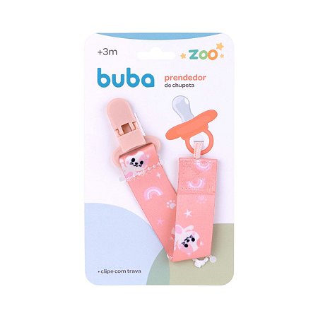 Prendedor de Chupeta Buba Zoo Gato