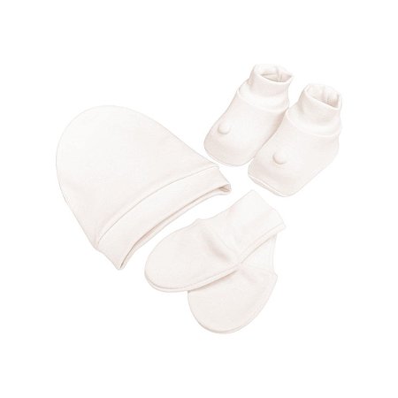 Kit Touca, Luva e Sapato Bamboo