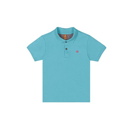 Camisa Polo Manga Curta em Piquet com Elastano
