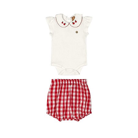 Conjunto Body e Short Vichy