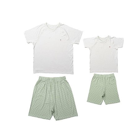 Pijama Infantil Grow Up Vichy Verde