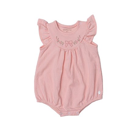 Romper Bebê Grow Up Summer House Rosa