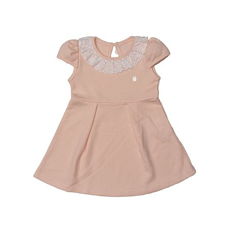 Vestido Bebê Grow Up Texture Rosa