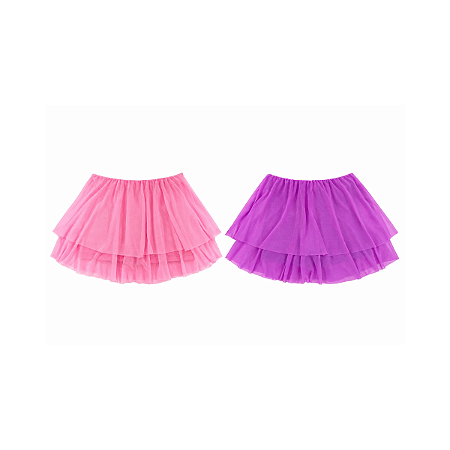 Shorts Saia Infantil Fofotinhos Tule