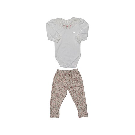 Conjunto Pagão Bebê Grow Up Creme