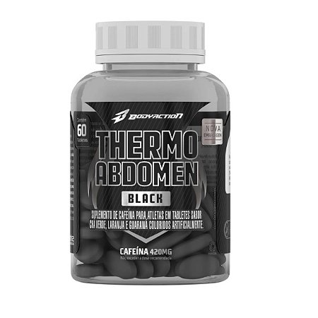 THERMO ABDOMEN BLACK 60 CAPS - BODYACTION