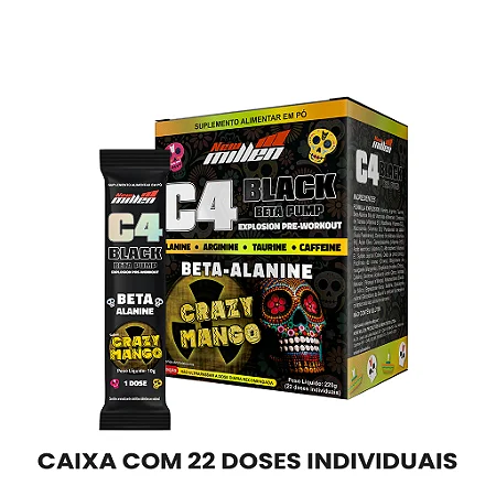 C4 BETA PUMP BLACK - DOSE UNICA