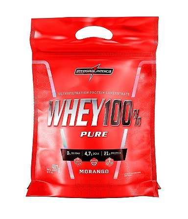 WHEY 100% REFIL 900G INTEGRALMEDICA