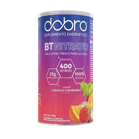 BT NITRATO DOBRO 450G LARANJA COM MORANGO