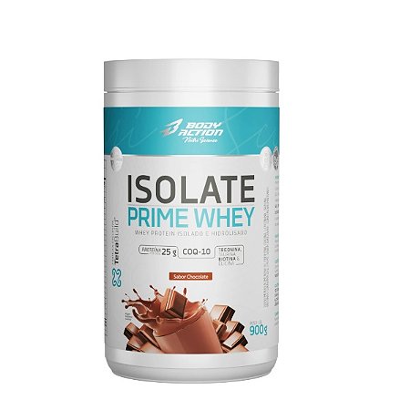 ISOLATE PRIME WHEY 900G CHOCOLATE BODY ACTION