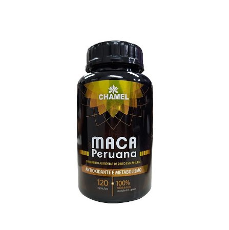 MACA PERUANA C/ ZINCO 120 CAPS - CHAMEL