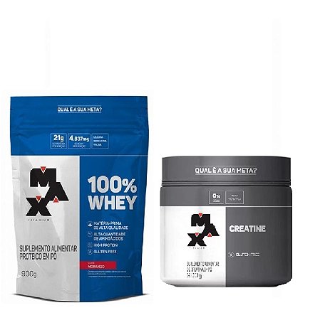 COMBO MAX - WHEY 100% + CREATINA 300G