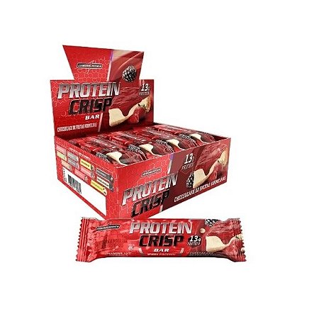 CRISP PROTEIN BAR CX C/ 12 UND INTEGRALMEDICA