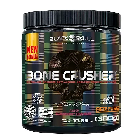 BONE CRUSHER 300G BLACK SKULL