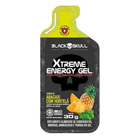 XTREME ENERGY GEL 30G BLACK SKULL
