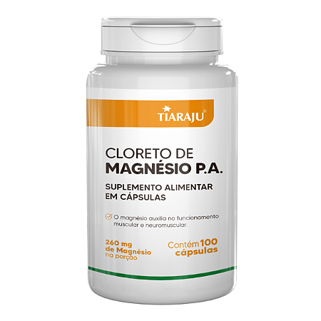 CLORETO DE MAGNÉSIO P.A. 100CAPS - TIARAJU