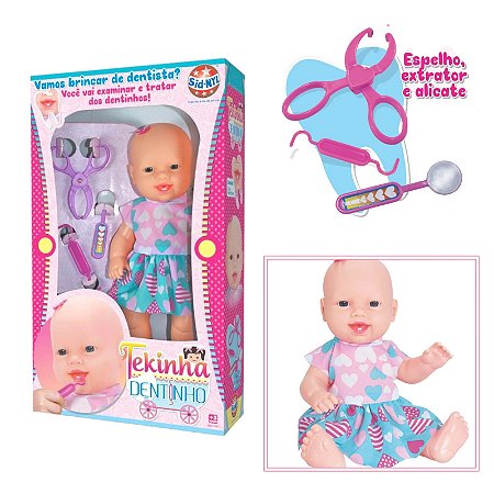 Boneca Tekinha Dentinho - SidNyl