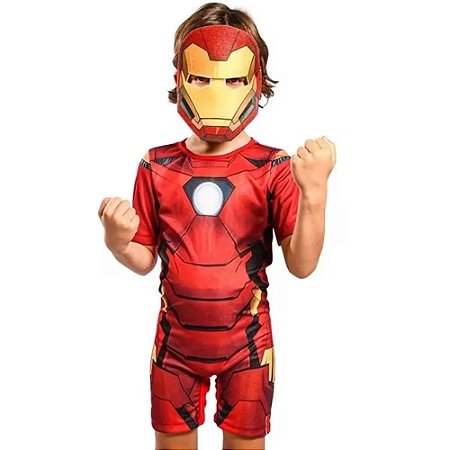 Fantasia Homem de Ferro Basica P - Super Magia