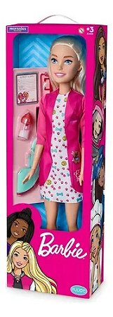 Boneca Barbie Veterinária Large Doll - Pupee