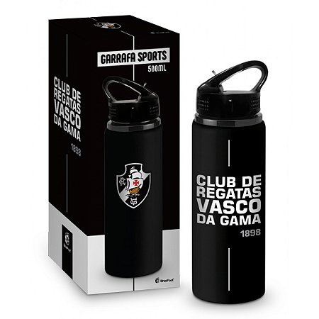 GARRAFA SPORTS 500ML ALUMINIO TIMES VASCO - BRASFOOT