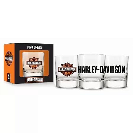 COPO WHISKY HARLEY DAVIDSON  ATOL 310ML - BRASFOOT