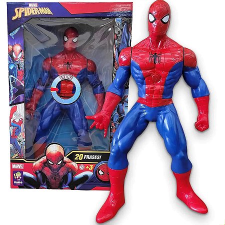 Boneco Homem Aranha com 20 Frases - Mimo