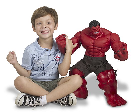 Boneco Hulk Vermelho Revolution - Mimo Toys
