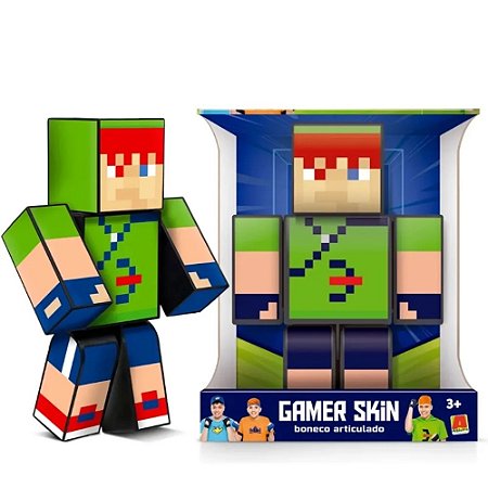 Boneco Familia Arqueira Robin Hood Minecraft 25cm - Algazarra