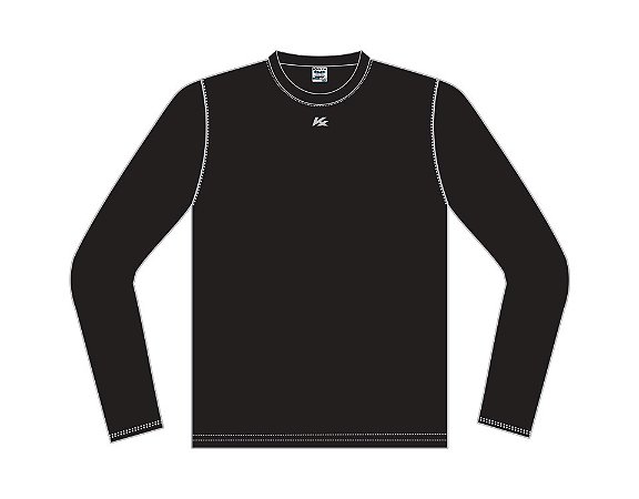 T-SHIRT ML PROTECAO PRETO INFANTIL M - KANXA