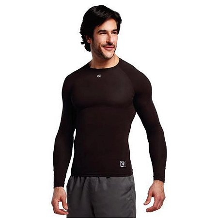 CAMISETA MANGA LONGA PROTECTION UV T SHIRT PRETO M - KANXA