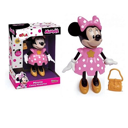 Boneca Minnie Conta Historia Musical - Elka