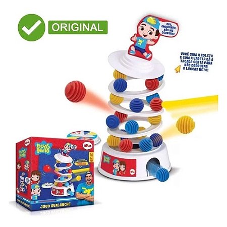 Jogo Avalanche Luccas Neto - Elka Brinquedos