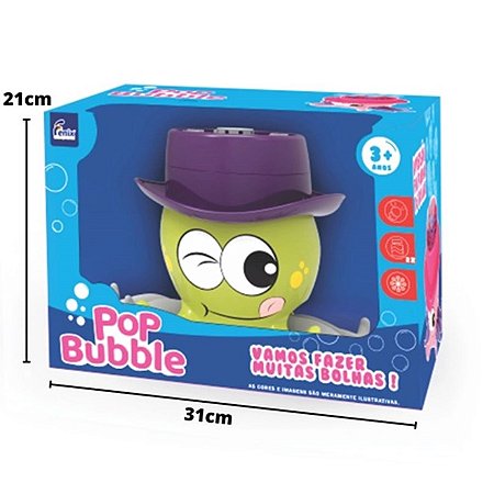 Pop Bubble Polvo Verde Bolhas de Sabão - Fenix