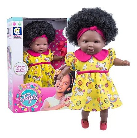 Boneca Tayla Negra - Cotiplas
