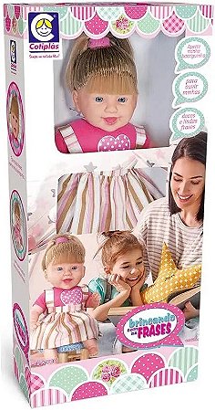 Boneca Brincando com as Frases - Cotiplas