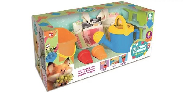 EU BRINCO DE CASINHA  KIT JARDIM - NIG BRINQUEDOS