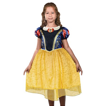 Fantasia Branca de Neve Classica P - Super Magia