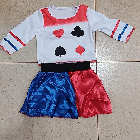 Fantasia Arlequina Daminha dos Naipes P M G - Spook