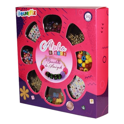#Euqfiz Alphabeads Braceletes da Amizade - I9 Brinquedos