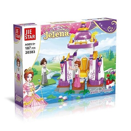 Mundo das Princesas Jelenas Castelo187Pcs Blocos - Jie Star