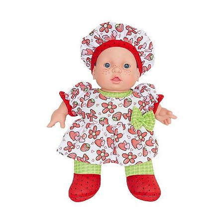 Boneca de Pano By Milk Morango - Milk Brinquedos
