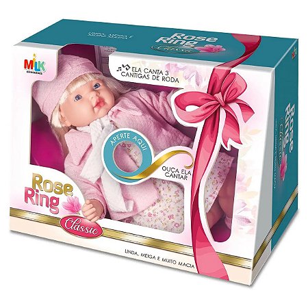 Boneca Rose Ring Classic - Milk Brinquedos