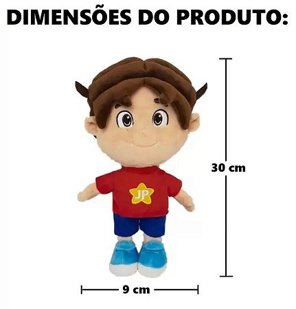 Boneco JP Pelucia 33cm com Som - Multikids