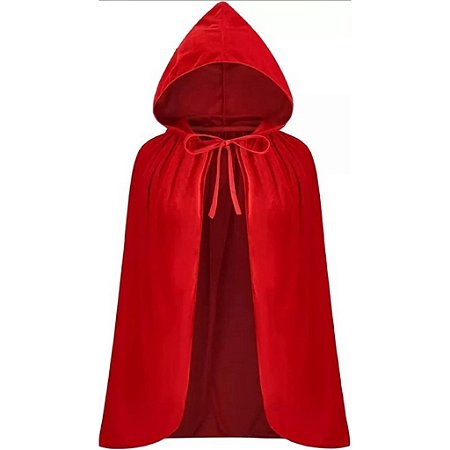 Capa Chapeuzinho Vermelho Adulto - BrinkModel