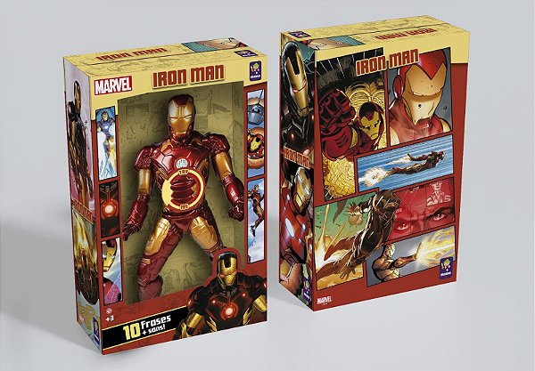 Boneco Homem de Ferro 10 Falas + Sons - Mimo Brinquedos