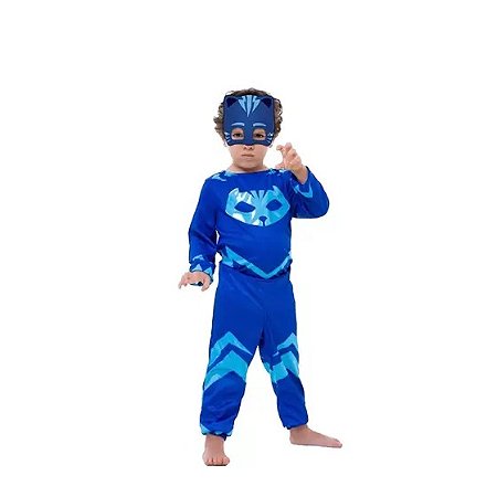 Fantasia Pj Masks Menino Gato P - Regina Festas