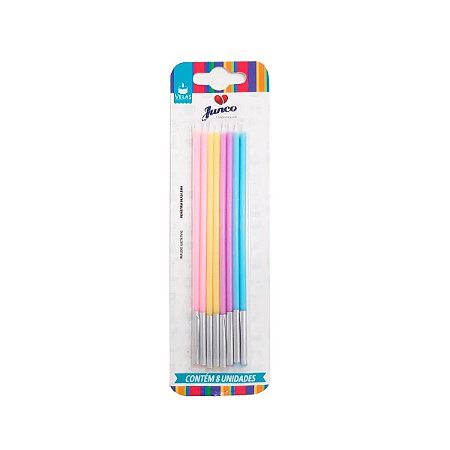Vela Palito Grande Candy Colors - Junco