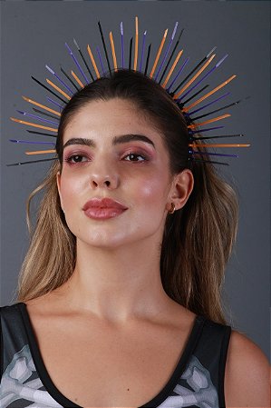 Tiara Halloween 3 cores - Sulamericana Fantasias