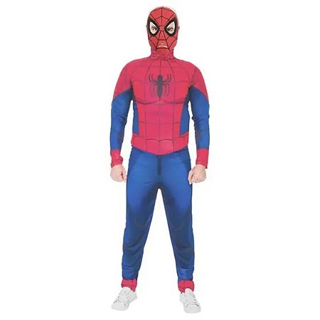 Fantasia Homem Aranha Adulto G - Regina Festas